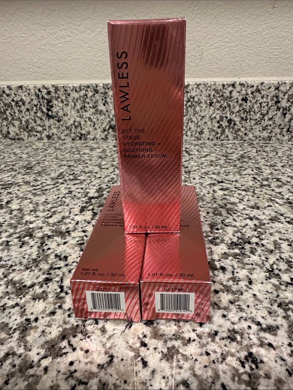LAWLESS Rose Metallic Primer Serum Packaging